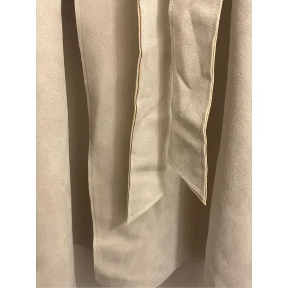 NWT - Zara Medium Faux Suede Vest Jacket- - Picture 13 of 16